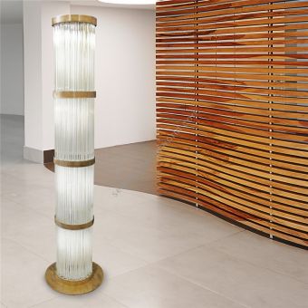 Patrizia Volpato / Floor Lamps / Cristalli Murano Glass 24 Karat Gold