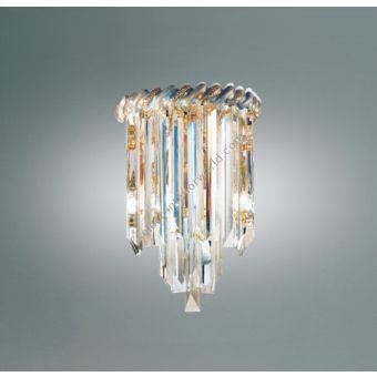 Patrizia Volpato / Wall Sconces / Cristalli Murano Glass 24 Karat Gold PV-6035-APP1