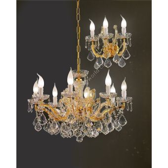 Italian Luxury Lighting / Chandeliers / Maria Theresa 8 Lights 7000 008