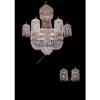 Italian Luxury Lighting / Chandeliers / Empire Style 24 Lights 7230 090