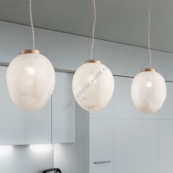 Patrizia Volpato / Pendants & Suspension Lights / Stone Handcrafted Murano Glass 7801-S