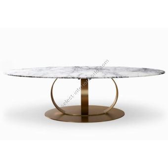 DOM Edizioni / Dining Tables / Andrew Elliptic Marble Top