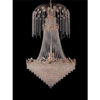 Italian Luxury Lighting / Chandeliers / Empire Crystal 34 Lights 8153 110