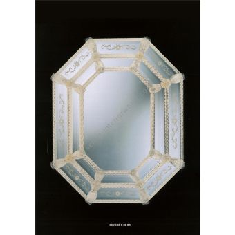 Italian Luxury Lighting / Wall Mirrors / Handmade Venetian in Murano Glass 838S
