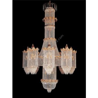 Italian Luxury Lighting / Chandeliers / Empire Large Crystal 84 Lights 8911 200