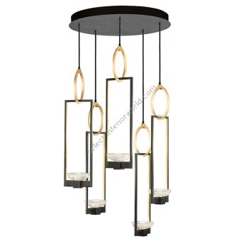Fine Art Handcrafted Lighting / Pendant Lights / Delphi 26.5″ Round 893040