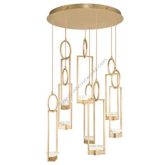 Fine Art Handcrafted Lighting / Pendant Lights / Delphi 33.5″ Round 893240