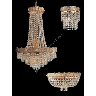 Italian Luxury Lighting / Chandeliers / Empire Style 24 Lights 9012 090