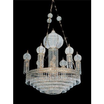 Italian Luxury Lighting / Chandeliers / Empire Crystal 32 Lights 9017 110