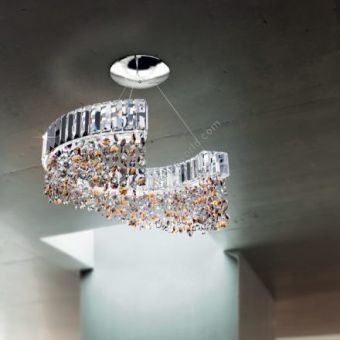 Patrizia Volpato / Chandeliers / Diadema Handcrafted Swarovski Crystal 24 Karat Gold PV-9260-S