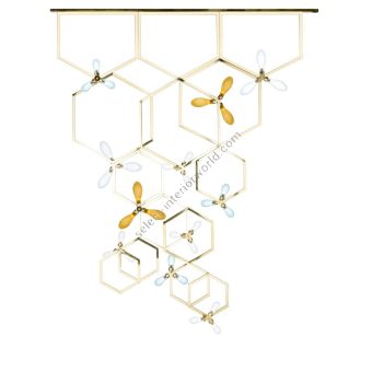 Badari / Chandeliers / Hive A5-HV-BR-GL