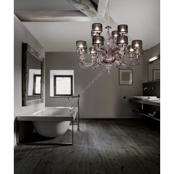 Euroluce Lampadari / Chandeliers / Alicante Fumè L8+4 Shade