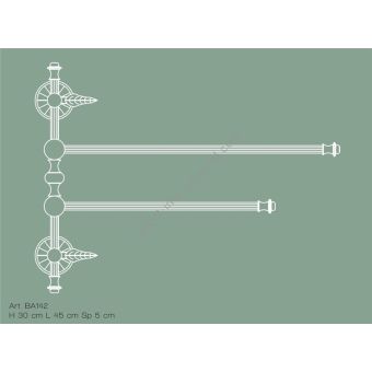 Il Paralume Marina / Double Towel racks / IL-BA142