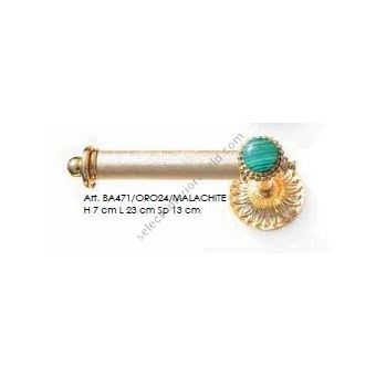 Il Paralume Marina / Toilet roll holders / BA471/ORO24/MALACHITE