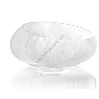Il Paralume Marina / Washbasin handmade in clear Italian crystal / BA816