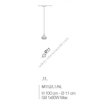 Il Paralume Marina / Chandelier / M112/L1