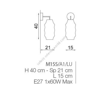 Il Paralume Marina / Wall Sconces / IL-M155/A1