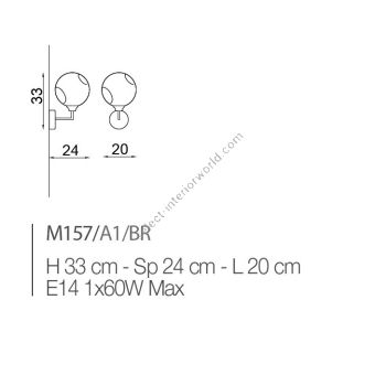 Il Paralume Marina / Wall Sconces / IL-M157/A1