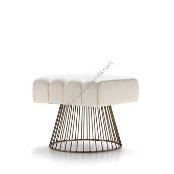 Badari / Poufs & Ottomans / Flower Pouf  PF-FL-IR-VL