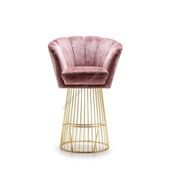 Badari / Bar & Counter Stools / Flower Stool ST-FL-IR-VL