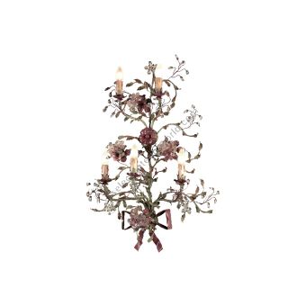 Mechini / Wall Lights / Bohemian Crystal and Murano Glass A241/5