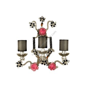 Mechini / Wall Lights / Bohemian Strip and Silk Lamp Shade A277/3