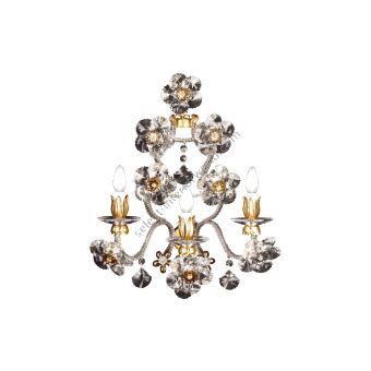 Mechini / Wall Lights / Wrought Iron with Bohemian Crystal A290/3