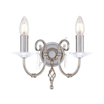 Elstead Lighting / Wall Lights / Aegean 2 Polished Nickel