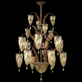 Archeo Venice Design / Chandeliers / Fountain F2/19 Gold