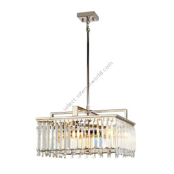 Elstead Lighting / Chandeliers / Aries 4 Large Polished Nickel