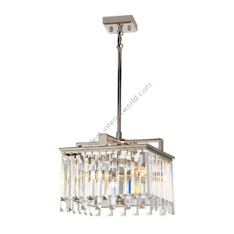 Elstead Lighting / Chandeliers / Aries 4 Small Polished Nickel