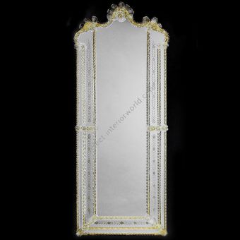 Glass & Glass Murano / Murano wall mirror / ART. MIR 470