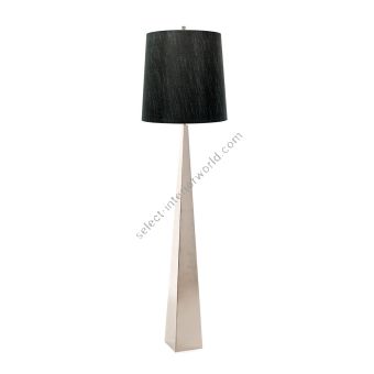 Elstead Lighting / Floor Lamps / Ascent 1 Black Shade & Polished Nickel