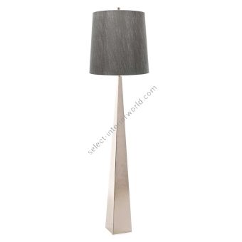 Elstead Lighting / Floor Lamps / Ascent 1 Dark Grey Shade & Polished Nickel