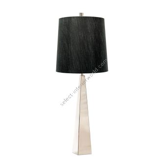 Elstead Lighting / Table Lamps / Ascent Polished nickel with Black Shade