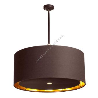 Elstead Lighting / Pendant Lights / Balance 4 Extra Large Brown and Polished Brass