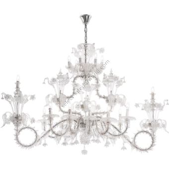 Arte Veneziana / Chandeliers / Barchetta Oval-Shaped Venetian Style LVC-AVA-004-LV10
