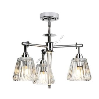 Elstead Lighting / Pendant Lights / Agatha 3 Polished Chrome