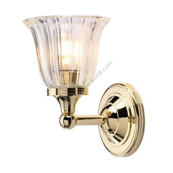 Elstead Lighting / Wall Lights / Austen 1 Polished Brass