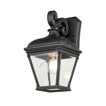 Elstead Lighting / Outdoor Wall Lights / Bayview 1 Medium Lantern Black