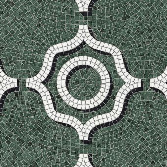 Bisazza / Marmosaico - Decorations / Coronaro Verde