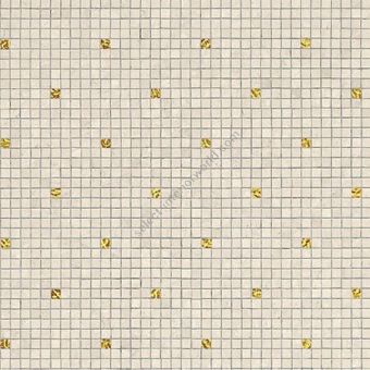 Bisazza / Marmosaico - Decorations / Fiorichiari Crema Oro Giallo