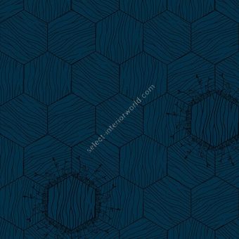 Bisazza / Wood - Decorations / Floral Denim