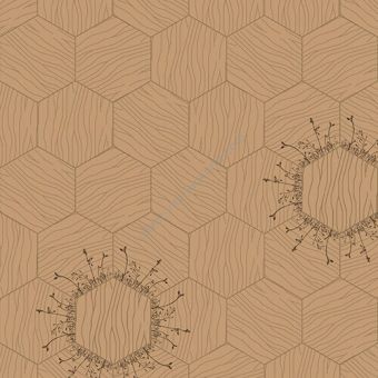 Bisazza / Wood - Decorations / Floral Naturale