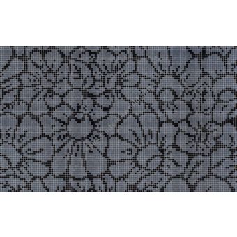 Bisazza / Mosaico - Decorations / Graphic Flowers Black (Flora)