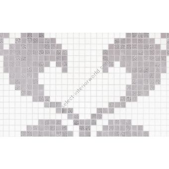 Bisazza / Mosaico - Decorations / Hearts Oro Bianco (Modern)