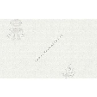 Bisazza / Mosaico - Decorations / Hearts & Robots White (Luxe)