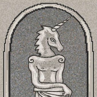 Bisazza / Mosaico - Decorations / Licorne Grise (Timeless)