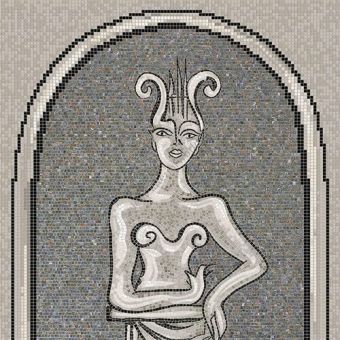 Bisazza / Mosaico - Decorations / Lyre Grise (Timeless)