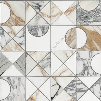 Bisazza / Marmo - Collezione Studio KO / Modulo 3 monocromo matt